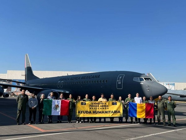 Inicia operativo de Fuerza Aérea mexicana para repatriar a mexicanos desde Rumania