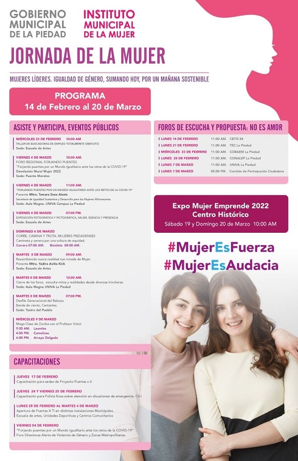 Realizan actividades en el marco del Día Internacional de la Mujer.