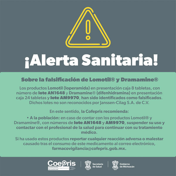 Advierte SSM sobre falsificación de medicamentos