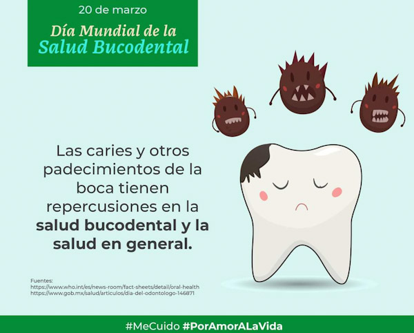 20 de marzo Día Mundial de la Salud Bucodental.