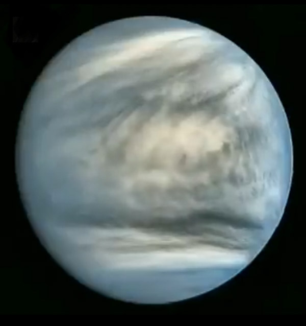 Sonda japonesa toma imágenes de la atmósfera de Venus