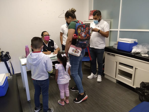 Instalan módulo de vacunación en DIF La Piedad