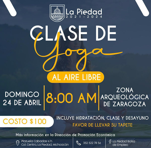 Invitan a ciudadanos a clase de Yoga en Zaragoza