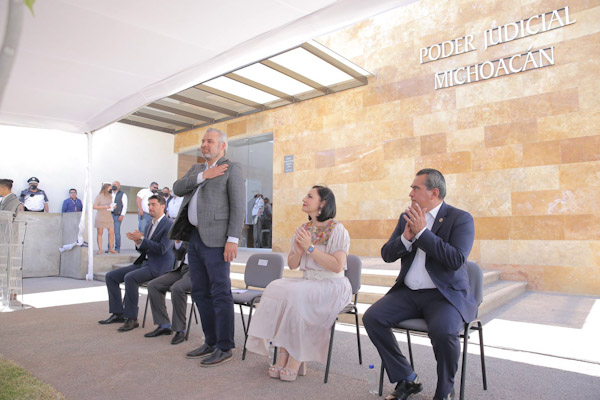 Inaugura Bedolla Ciudad Judicial en Sahuayo
