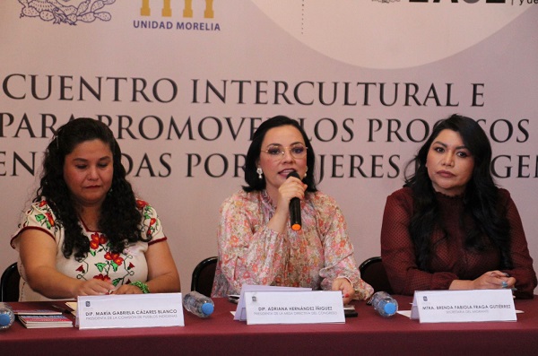 El Legislativo comprometido con las mujeres indígenas: Adriana Hernández
