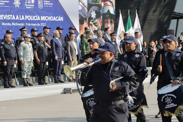 Reconocen a la Policía Michoacán por su servicio a la población