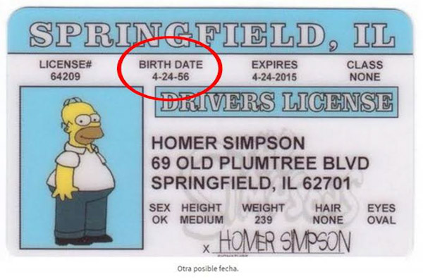 Hoy es cumpleaños de Homero Simpsons