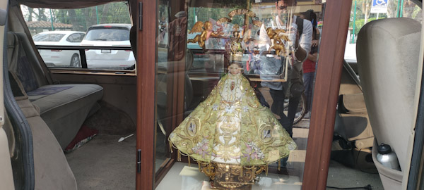 Despiden a imagen peregrina de Virgen de San Juan