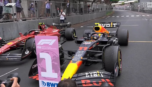 “Checo” termina primero en GP de Mónaco.