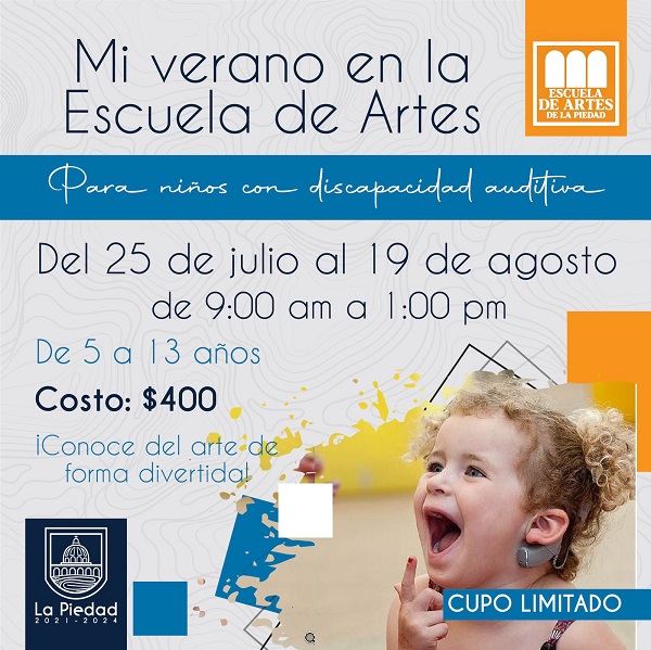 Ofrecen curso de verano para niños con discapacidad auditiva