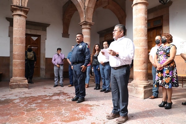 Titular de SSP rinde protesta a comisario de la región La Piedad