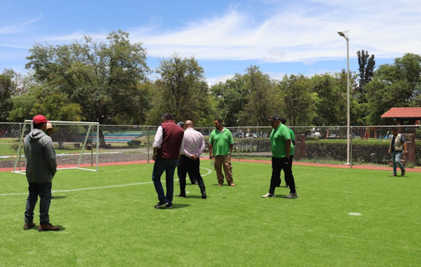Remodelación del Parque 150 al 95 por ciento
