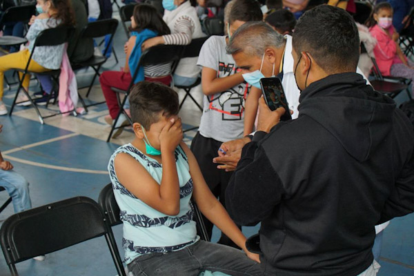 Vacunación para niños de 5 a 11 años en La Pledad
