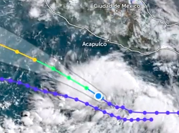 Se forma depresión tropical “Seis-E” en el Pacífico