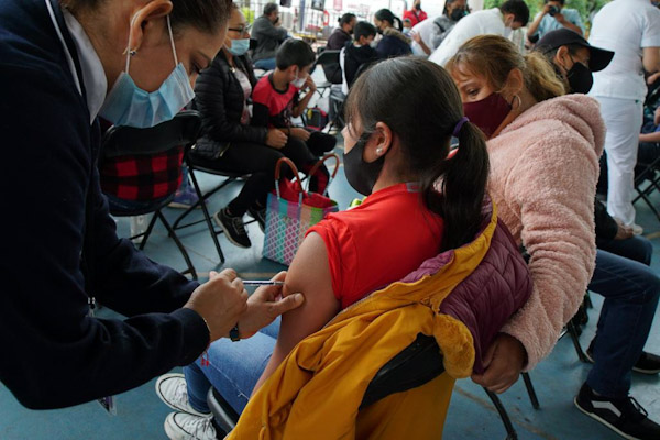 Casi 200 mil vacunas aplicadas a niños de 5 a 11 años en Michoacán