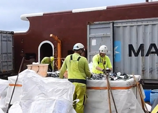 “Rescatan 100 mil kilos de basura en el mar