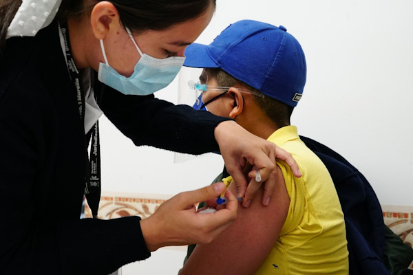 En septiembre, lote de vacuna Pfizer pediátrica