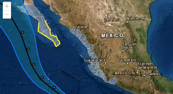 6 Estados y 70 municipios en alerta por Huracán Kay