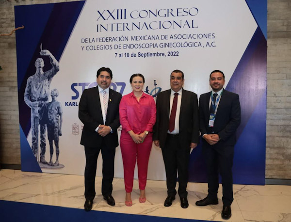 Inauguran XXlll Congreso Internacional de Endoscopía Ginecológica