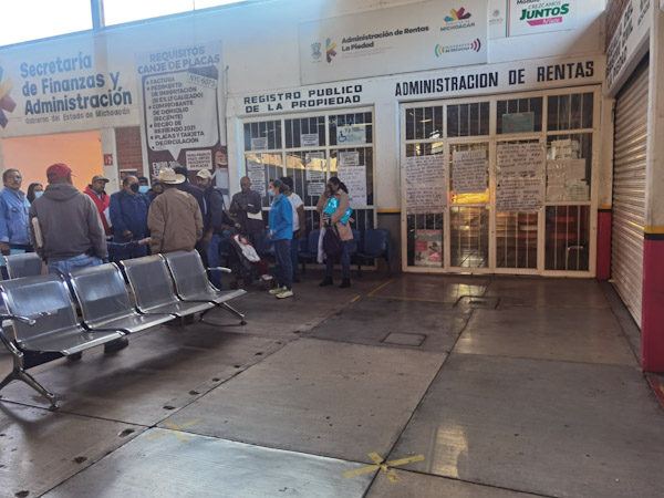 Toman administración de Rentas La Piedad