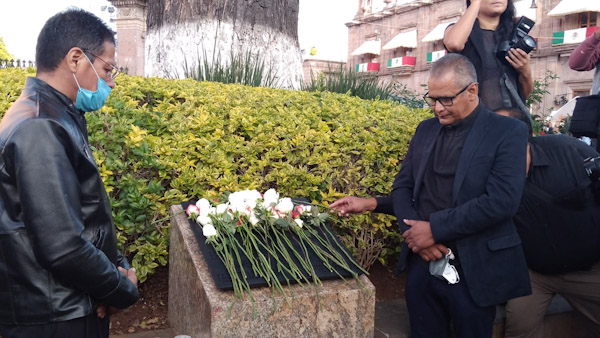 Recuerdan a víctimas de atentado en Morelia