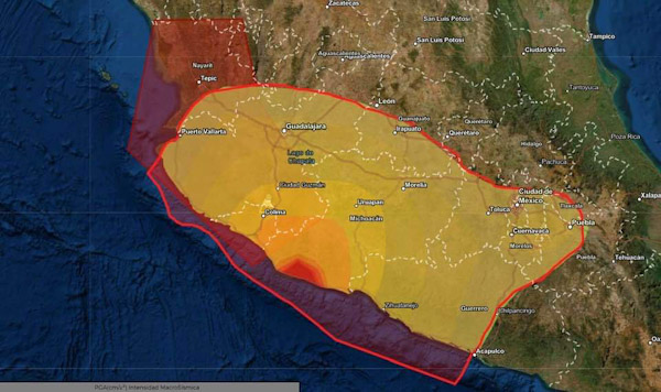 6.9 el sismo de esta madrugada