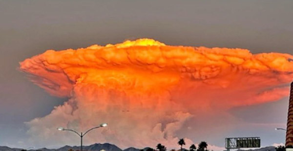 Fenómeno natural causa pánico en Las Vegas