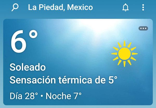 Será un frío fin de semana.