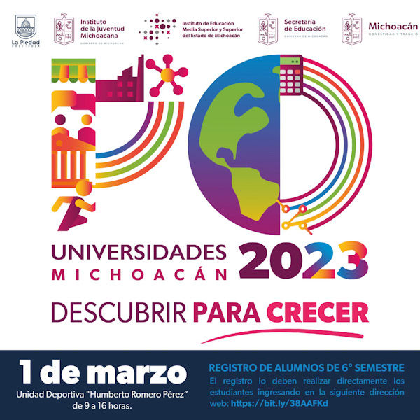 Expo universidades mañana en “unidad de abajo”