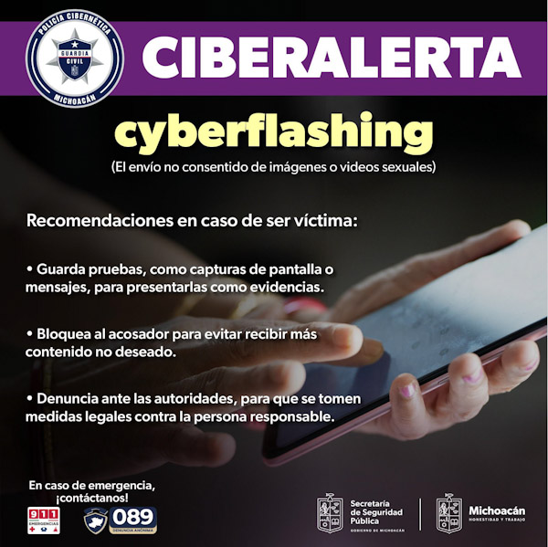 Alerta guardia civil por Cyberflashing