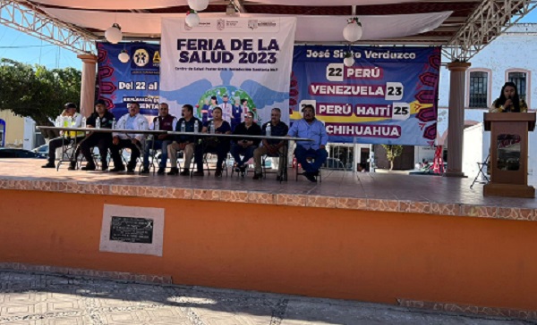 Realizan Feria de la Salud 2023 en Pastor Ortiz
