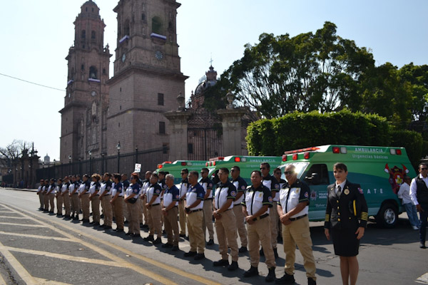 Delegación de Rescate Morelia ofrece servicio a la ciudadanía.