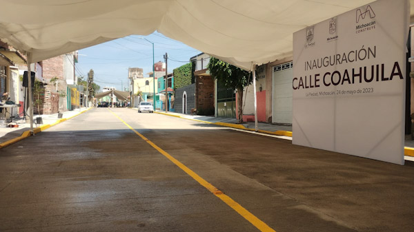 Inauguran calle Coahuila en La Piedad