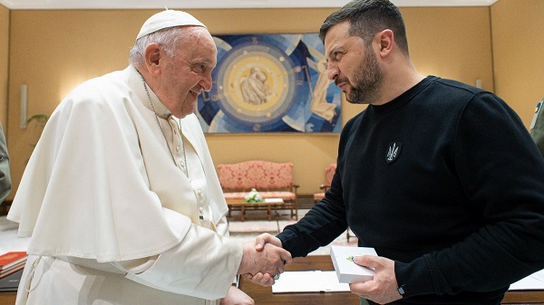 Presidente de Ucrania se reúne con el Papa Francisco
