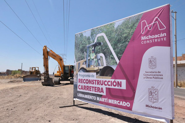 Arranca Bedolla rehabilitación del libramiento “Martí Mercado”, en La Piedad