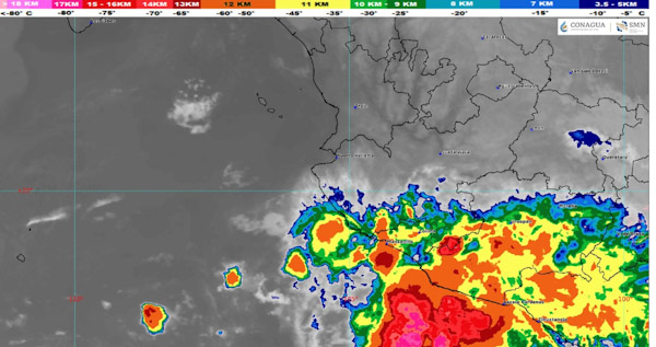 Lluvia para Michoacán este lunes: SMN