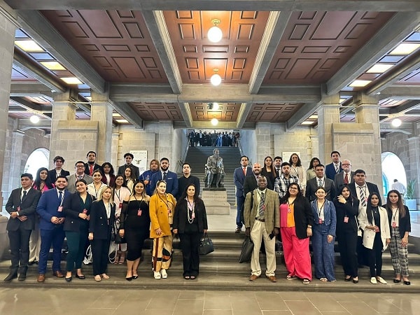 Estudiantes de Licenciatura en Derecho visitaron la Suprema Corte de Justicia de la Nación.