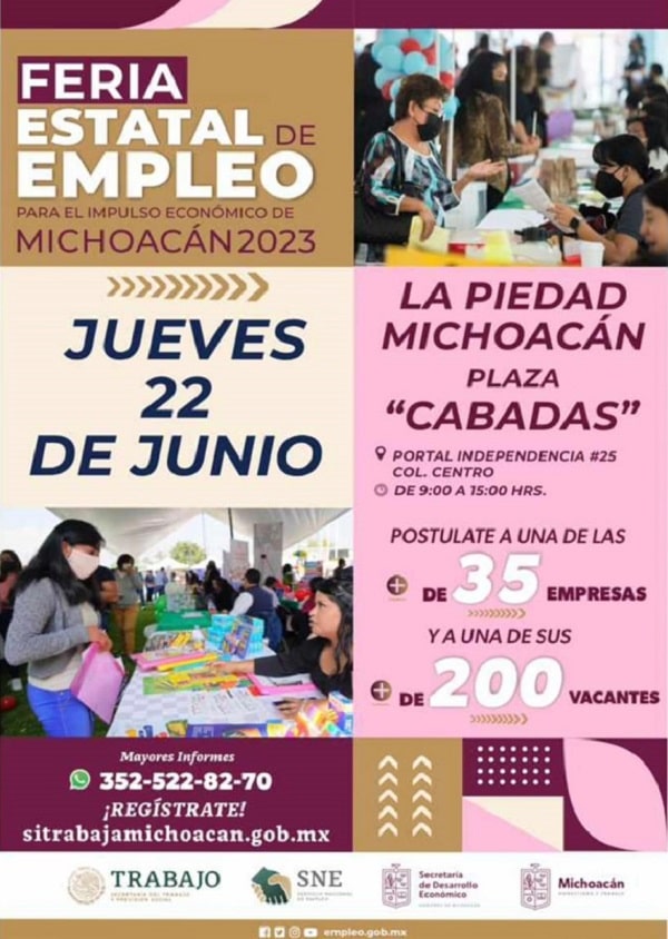 Realizaran Feria de empleo en La Piedad