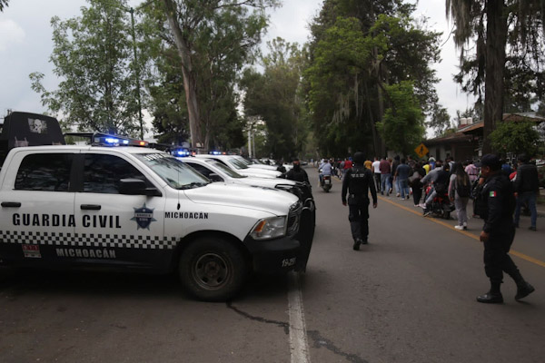 Libres, acceso a Pátzcuaro y vías del tren: SSP