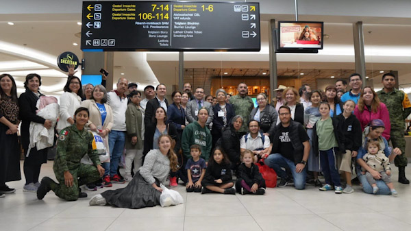 Esta noche llegan a Michoacán 8 paisanos desd Israel