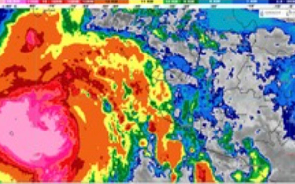 Lluvia y frio por presencia de Huracán Norma.