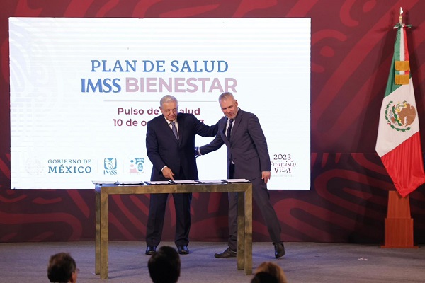 Firman acuerdo de Federalización del Sistema de Salud IMSS Bienestar