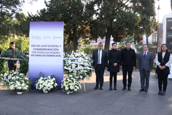 Michoacán conmemora a victimas de feminicidio