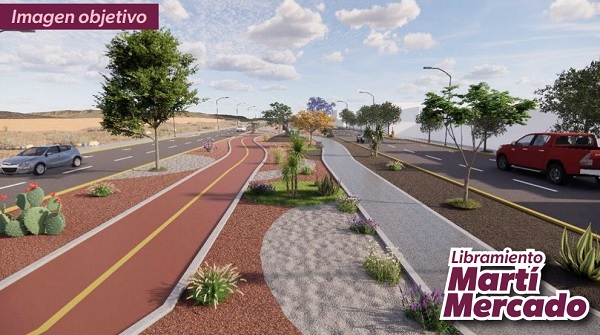 Informan 41 % de avance en construcción de Libramiento Martí-Marcado