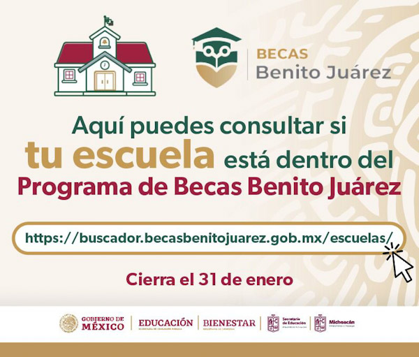 <em>Quedan 3 días para solicitar la beca Benito Juárez: SEE</em>