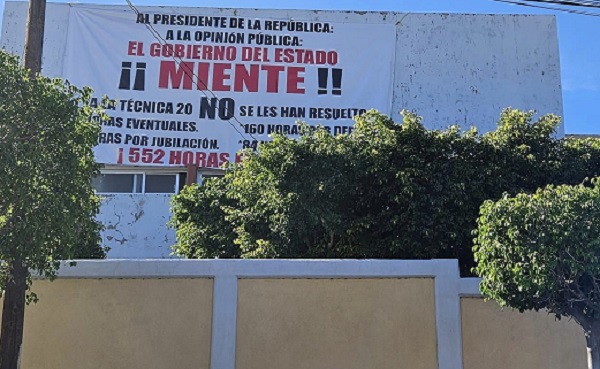 Anuncian paro laboral en Secundaria Técnica No 20