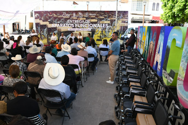 <em>Entrega DIF aparatos funcionales en la región La Piedad</em>