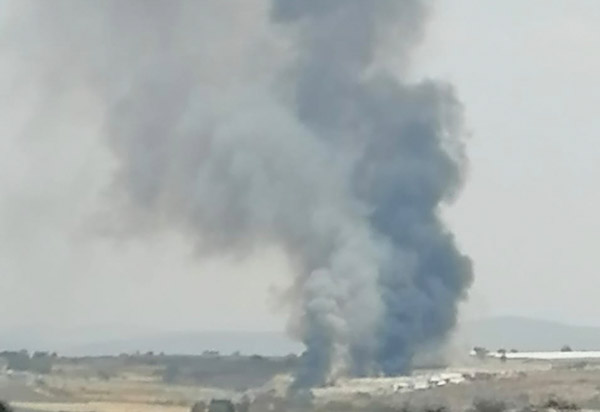 Otra vez se incendia basurero municipal