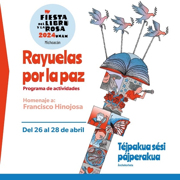 Fiesta del Libro y la Rosa llegará a 6 municipios de Michoacán
