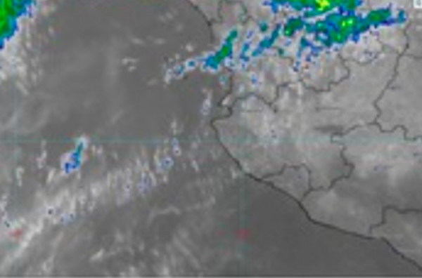 Nubes sin lluvia en esta región del país